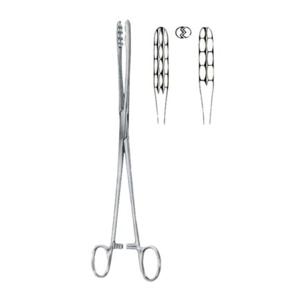 Ulrich Cotton Swab Forceps BJ Straight 22cm 8/ 3/4"