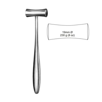 Lucae Bone Mallet dia 19mm, 230g
