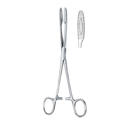 Gross-Maier Polypus Forceps BJ Straight 20cm/8" With Ratchet