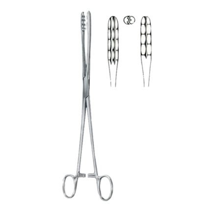 Ulrich Cotton Swab Forceps BJ Straight 25cm/10"