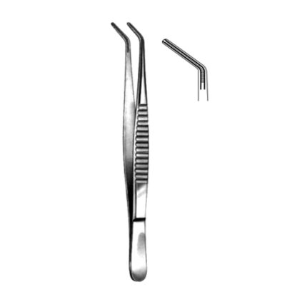 DeBakey Atraumatic Tissue Fcps 2mm ang. 16cm