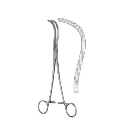 Mayo-Guyon Kidney Pedicle Clamp Forceps BJ 23cm/9"