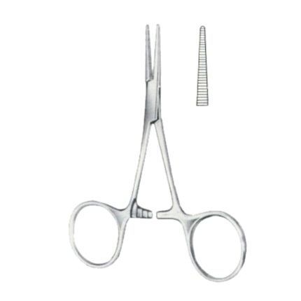 Hartmann Hemostatic Forceps BJ Straight 10cm/4"