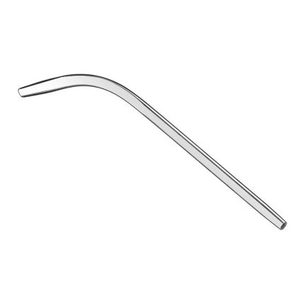 Suction tube, s.s., 18 cm, 4 mm diam.