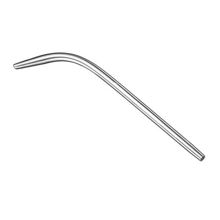 Suction tube, s.s., 18 cm, 3 mm diam.