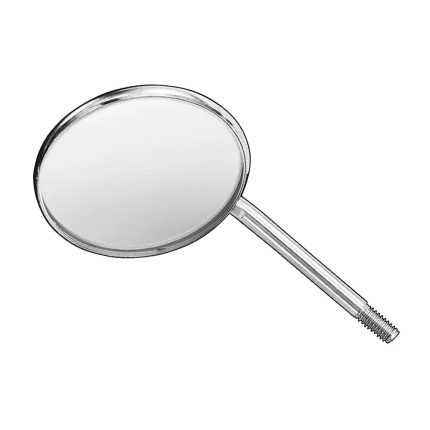 Mouth mirrors, plane, size 5, 12 ea.