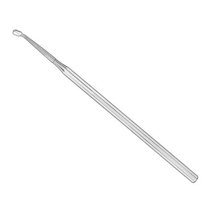 Root res. mirror, plane, rhodium, 6×3 mm
