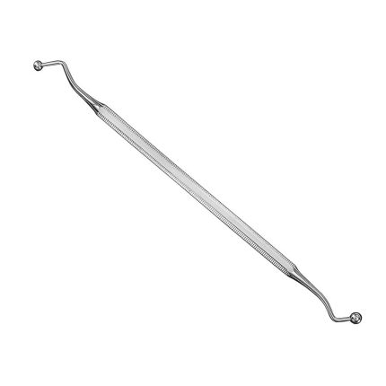 Plugger, ball shaped, size 5, double-ended